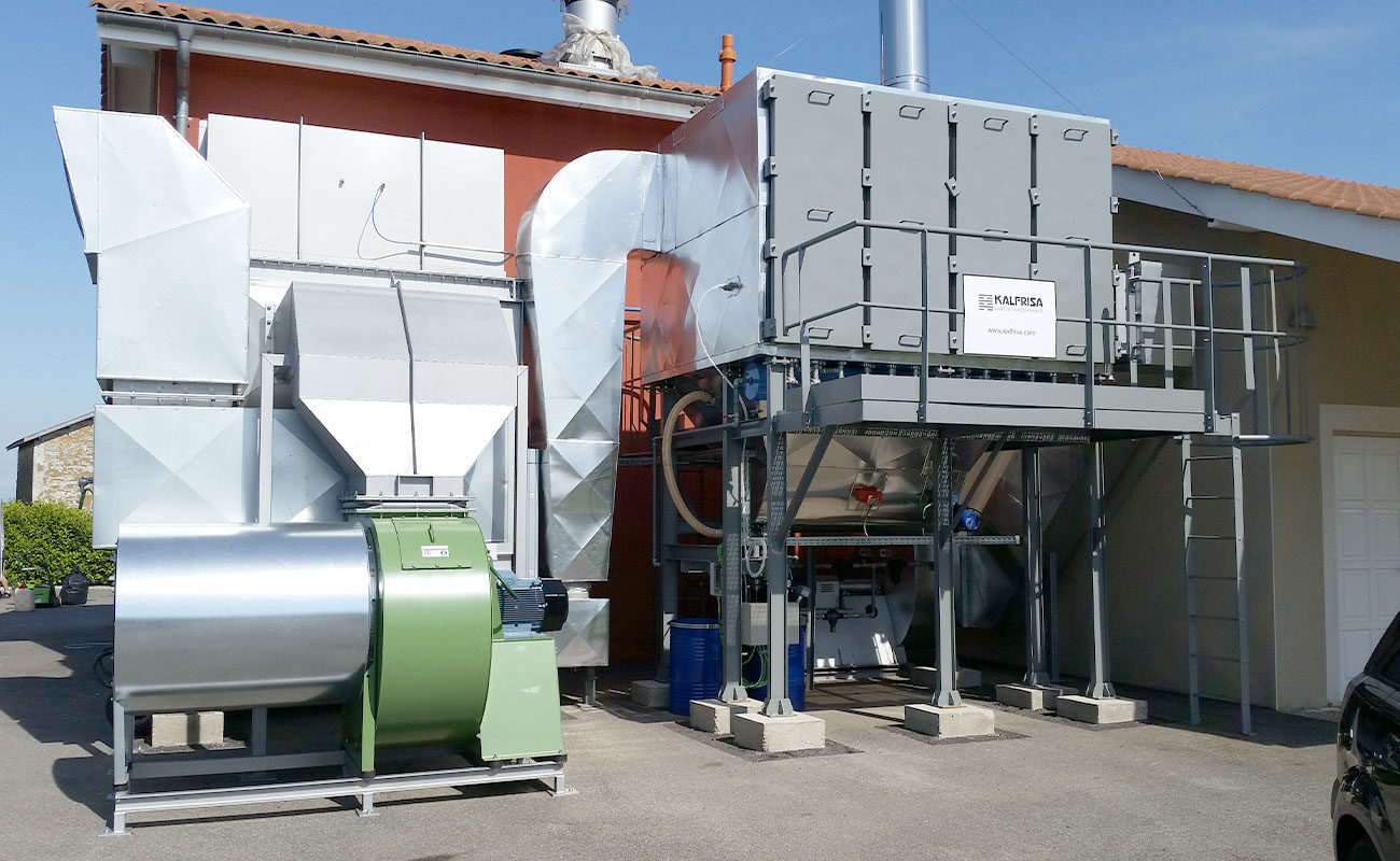 Sistema-de-Depuración-de-gases-sistema-seco-con-filtro-de-mangas-horno-crematorio