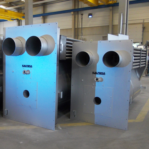 Calentador compacto Kalfrisa para procesos industriales.