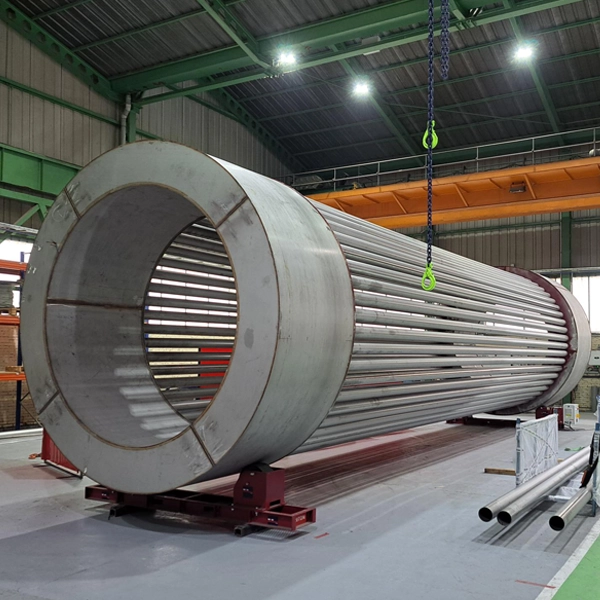 Cesta de tubos Kalfrisa para transferencia de calor.