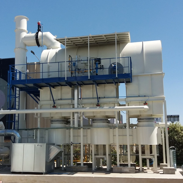 Oxidador térmico regenerativo Kalfrisa para control de emisiones.