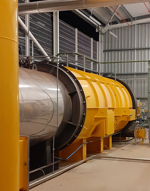 Horno estático serie KL de Kalfrisa para valorización térmica de residuos líquidos