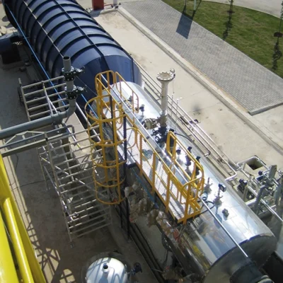 Oxidador térmico recuperativo Kalfrisa operando en instalación industrial para tratamiento eficiente de emisiones gaseosas