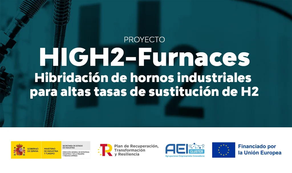Proyecto HIGH2-FURNACES: hornos híbridos de hidrógeno para reducción de emisiones.