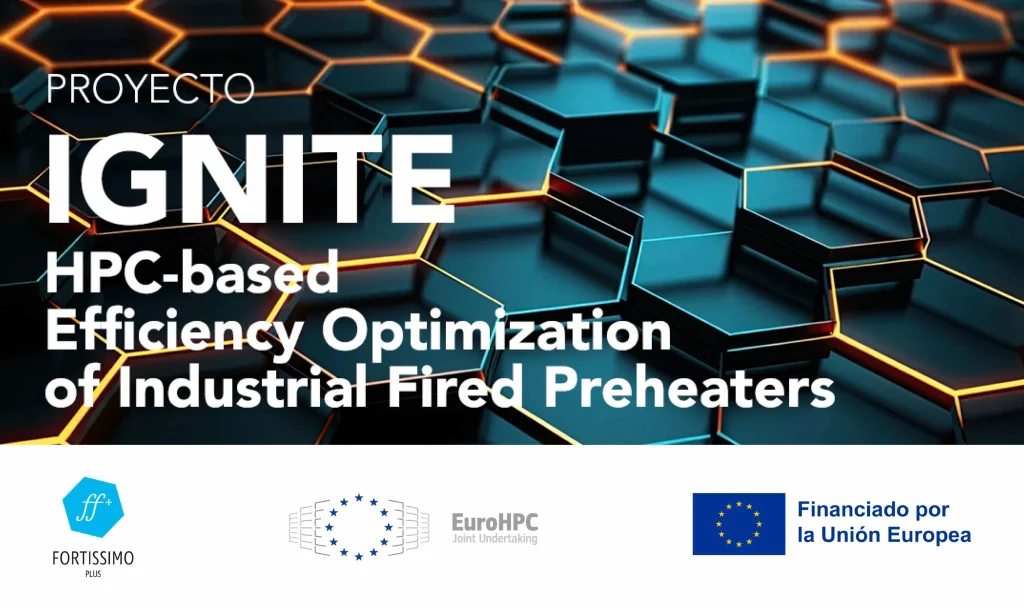 Proyecto IGNITE: optimización de calentadores industriales mediante HPC y gemelos digitales.