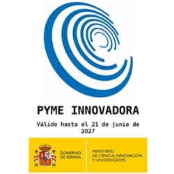 Imagen del sello Pyme innovadora que reconoce el compromiso de Kalfrisa con el desarrollo de nuevos proyectos innovadores